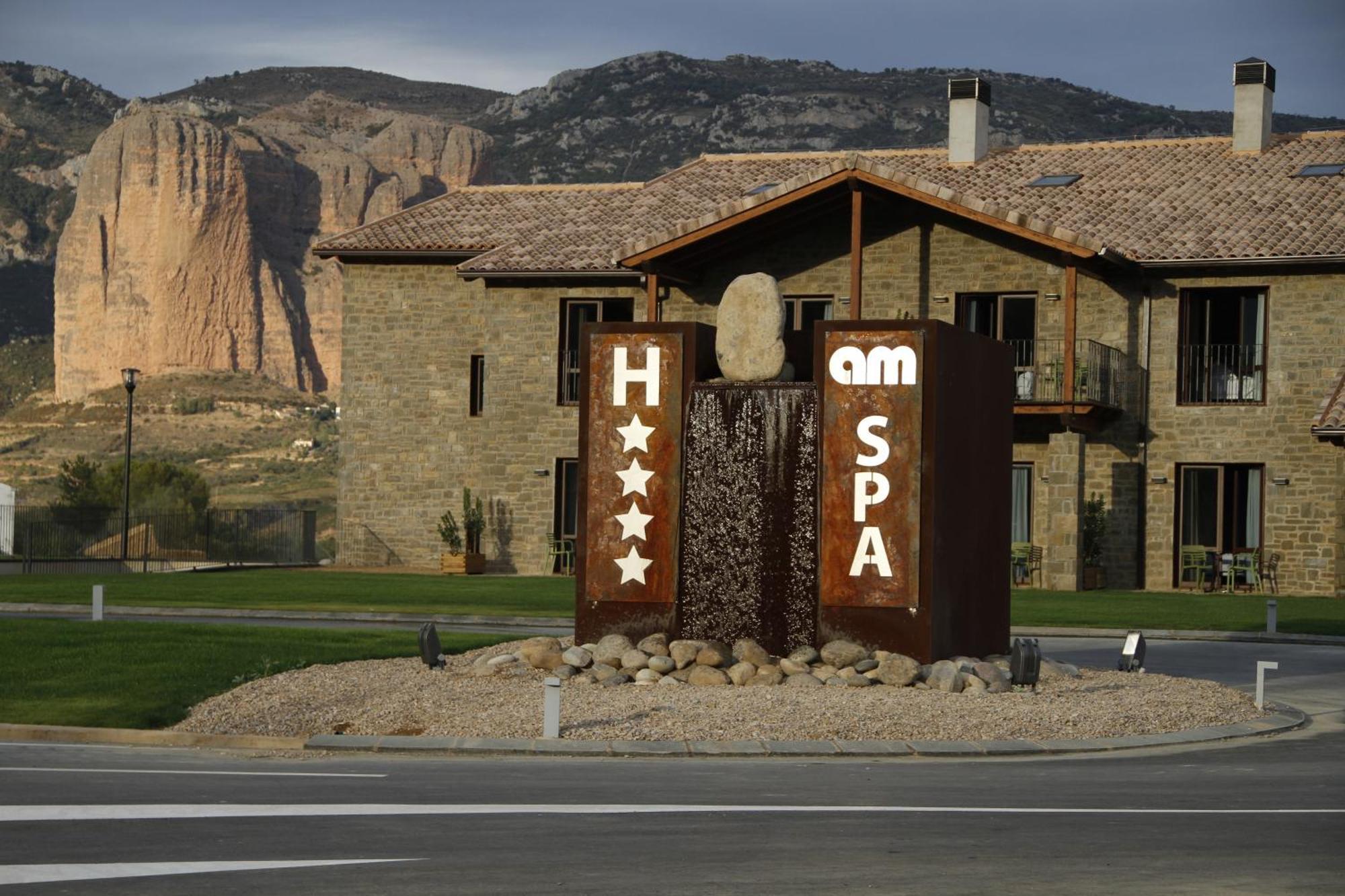 Hotel Spa Aguas De Los Mallos Murillo de Gállego エクステリア 写真